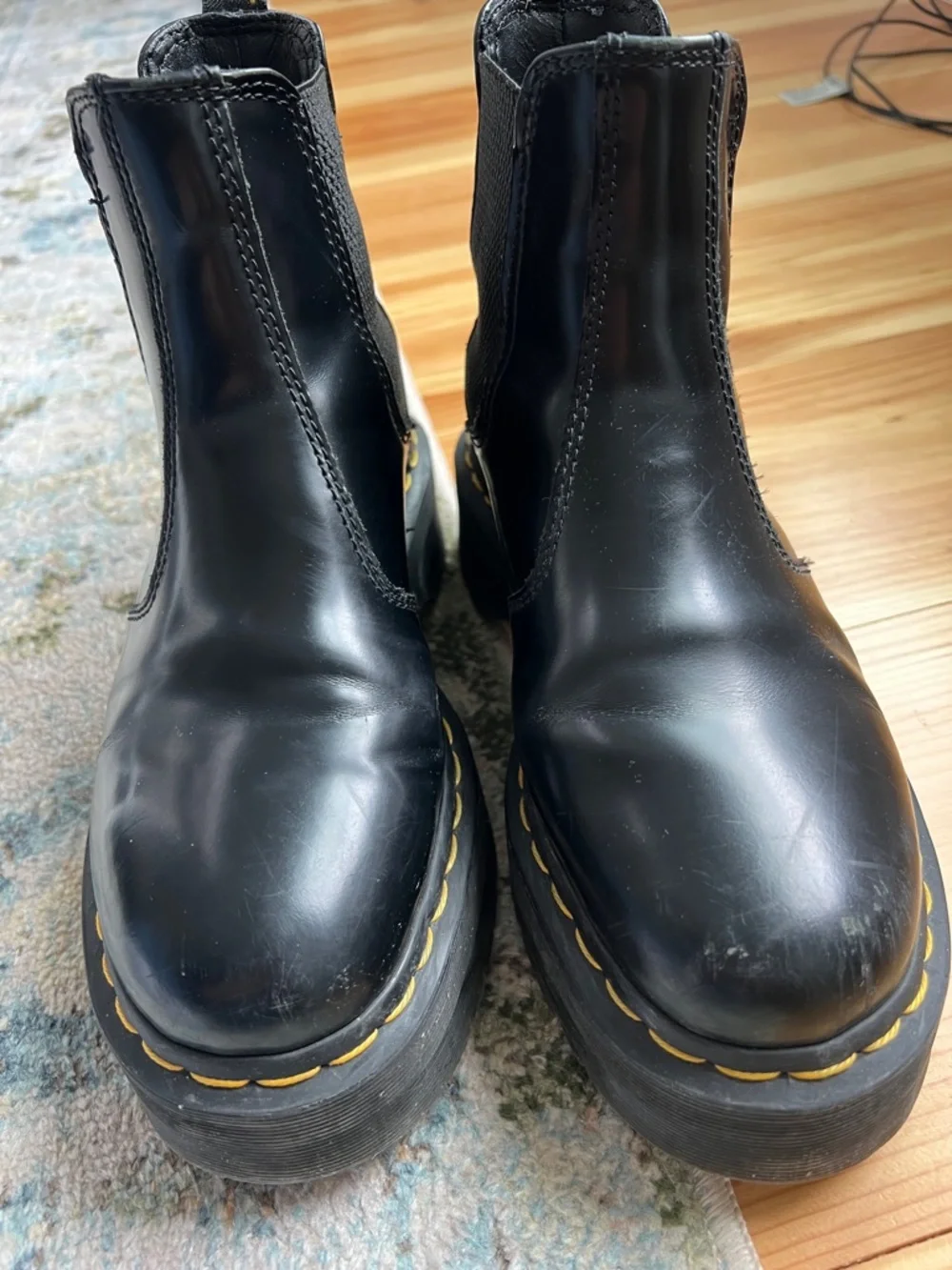 dr. martens platform chelsea boots - Picture 2 of 8